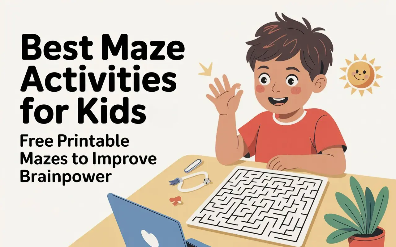 Best Maze Activities for Kids – Easy & Free Printable Mazes